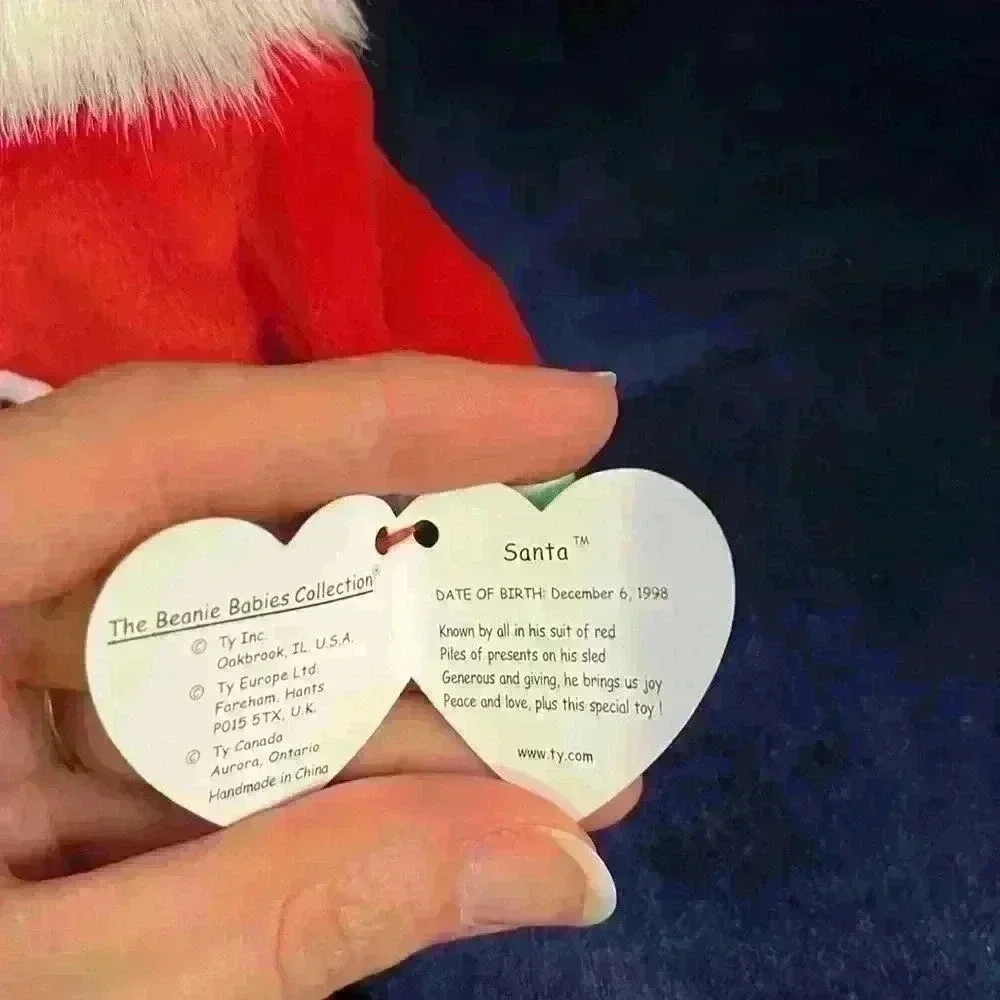 1998 Santa Ty Beanie Baby.